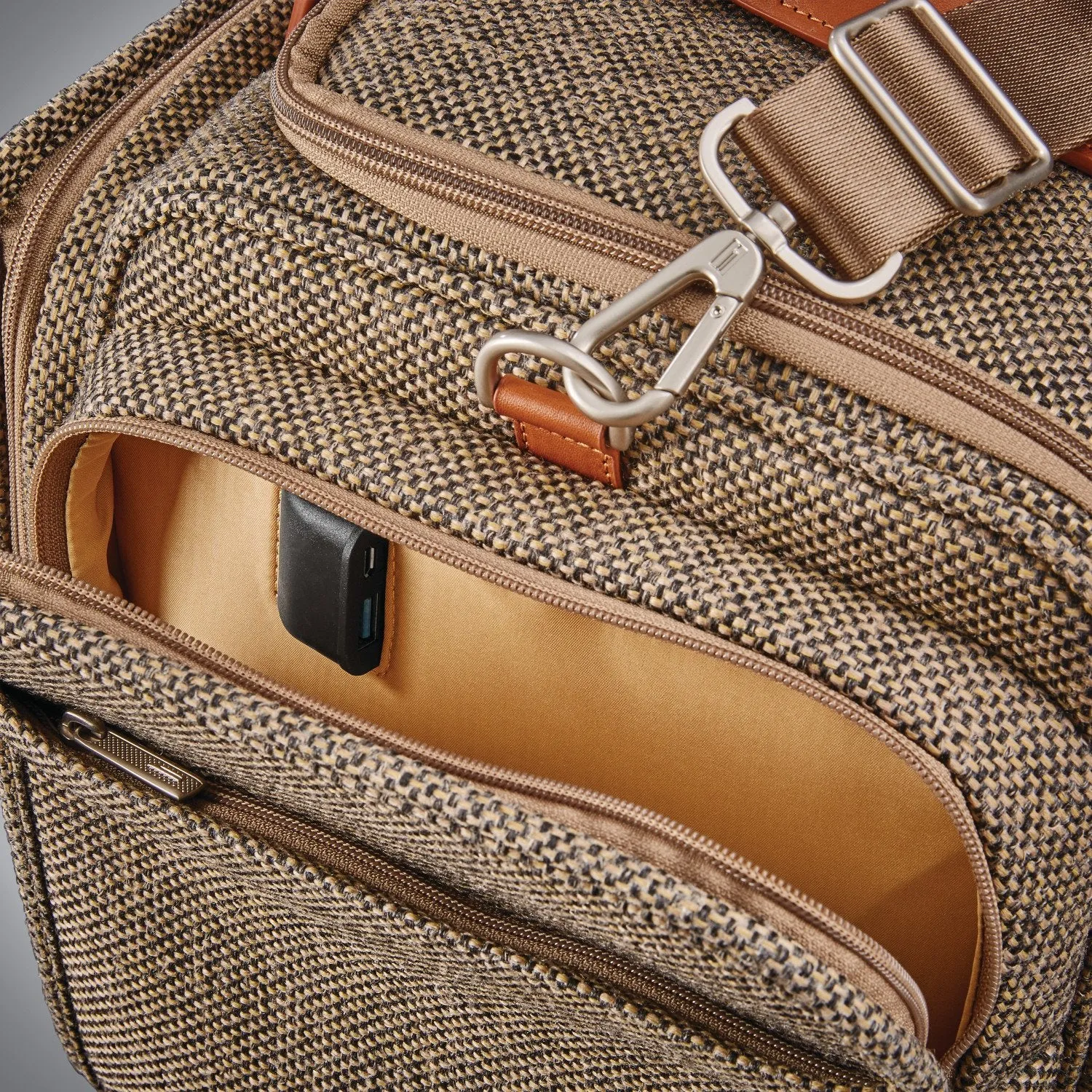 Hartmann 105168-4652 Duffel Bag, Natural Tweed, One Size